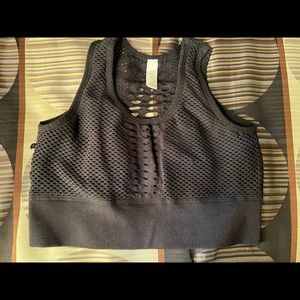 Patterned sports bra
